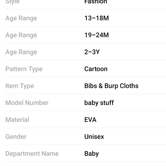 Waterproof baby bibs - Picture 8 of 8